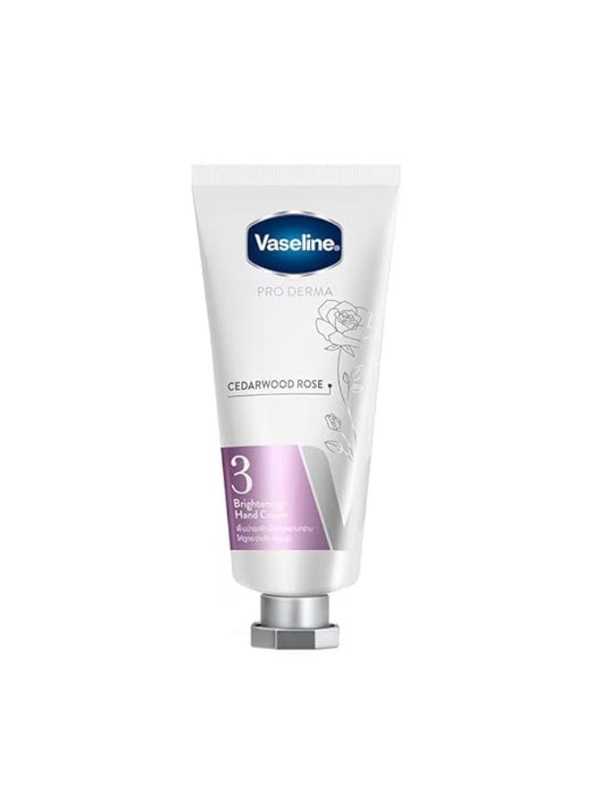 Vaseline Pro Derma Hand Cream 37ml – Cedarwood Rose Brightening, Lightweight Formula with Niacinamide for Soft & Radiant Hands - Image 1